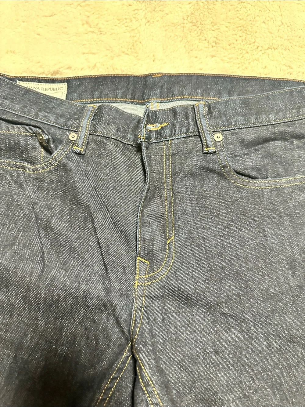Banana Republic Slim Jeans in Washed Dark Blue